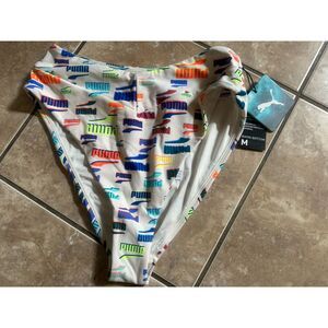NWT Puma M Logo Bikini Bottom Swim